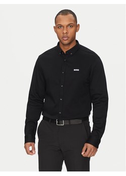 BOSS Koszula 50533163 Czarny Regular Fit ze sklepu MODIVO w kategorii Koszule męskie - zdjęcie 182594000