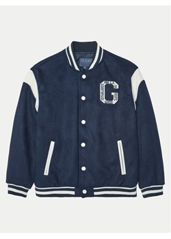 Guess Kurtka bomber L5RL07 WG970 Granatowy Regular Fit ze sklepu MODIVO w kategorii Kurtki chłopięce - zdjęcie 182594002