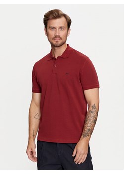 Selected Homme Polo 16087839 Bordowy Regular Fit ze sklepu MODIVO w kategorii T-shirty męskie - zdjęcie 182594061