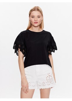 TWINSET T-Shirt 231TT2340 Czarny Regular Fit ze sklepu MODIVO w kategorii Bluzki damskie - zdjęcie 182594062