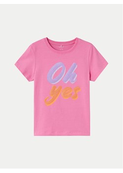 NAME IT T-Shirt Hanne 13226131 Różowy Regular Fit ze sklepu MODIVO w kategorii Bluzki dziewczęce - zdjęcie 182594112