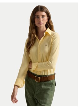 Polo Ralph Lauren Koszula 211924258008 Żółty Slim Fit ze sklepu MODIVO w kategorii Koszule damskie - zdjęcie 182594131