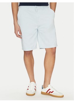 Guess Jeans Szorty materiałowe M5GD44 WGCV1 Błękitny Regular Fit ze sklepu MODIVO w kategorii Spodenki męskie - zdjęcie 182594193