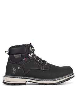 U.S. Polo Assn. Trzewiki YURIY001M/DY1 Czarny ze sklepu MODIVO w kategorii Buty zimowe męskie - zdjęcie 182594292