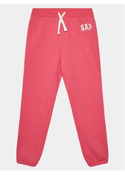 Gap Spodnie dresowe 482442-01 Różowy Regular Fit ze sklepu MODIVO w kategorii Spodnie dziewczęce - zdjęcie 182594334