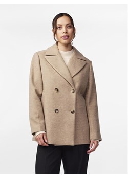 YAS Płaszcz przejściowy Ignite 26032855 Beżowy Regular Fit ze sklepu MODIVO w kategorii Płaszcze damskie - zdjęcie 182594351