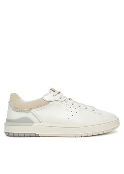 Clarks Sneakersy Courtlite2 Run 26181325 Biały ze sklepu MODIVO w kategorii Buty sportowe męskie - zdjęcie 182594352