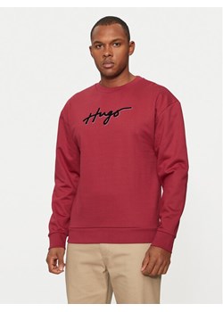 Hugo Bluza Easy 50528579 Czerwony Regular Fit ze sklepu MODIVO w kategorii Bluzy męskie - zdjęcie 182594383