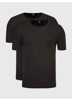 G-Star Raw Komplet 2 t-shirtów Base D07205-124-990 Czarny Slim Fit ze sklepu MODIVO w kategorii T-shirty męskie - zdjęcie 182594481