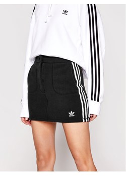 adidas Spódnica mini adicolor Classics GN2800 Czarny Slim Fit ze sklepu MODIVO w kategorii Spódnice - zdjęcie 182594580
