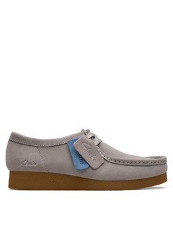 Clarks Półbuty WallabeeEVOSh 26181477 Szary ze sklepu MODIVO w kategorii Mokasyny damskie - zdjęcie 182594592