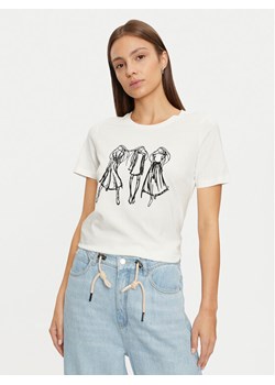 Vero Moda T-Shirt Romy 10320297 Biały Regular Fit ze sklepu MODIVO w kategorii Bluzki damskie - zdjęcie 182594620
