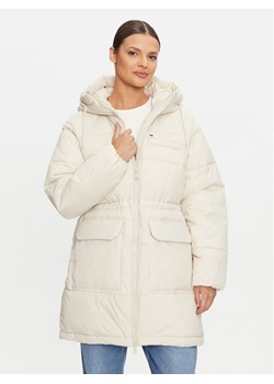 Tommy Jeans Kurtka zimowa Vail DW0DW18842 Beżowy Regular Fit ze sklepu MODIVO w kategorii Kurtki damskie - zdjęcie 182594624