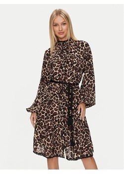 Replay Sukienka codzienna W9113 .000.74994 Brązowy Loose Fit ze sklepu MODIVO w kategorii Sukienki - zdjęcie 182594690