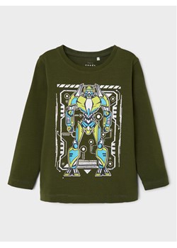 NAME IT Bluzka 13218856 Zielony Regular Fit ze sklepu MODIVO w kategorii Kaftaniki i bluzki - zdjęcie 182594783