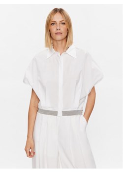Fabiana Filippi Koszula CAD273W356 Biały Regular Fit ze sklepu MODIVO w kategorii Koszule damskie - zdjęcie 182594811
