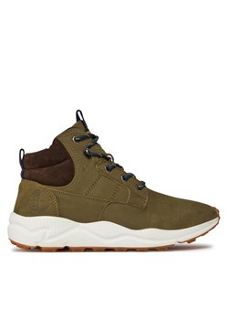 Jack&Jones Trzewiki 12240463 Zielony ze sklepu MODIVO w kategorii Buty zimowe męskie - zdjęcie 182595020
