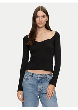 Brave Soul Bluzka LLT-624SARAH Czarny Slim Fit ze sklepu MODIVO w kategorii Bluzki damskie - zdjęcie 182595052