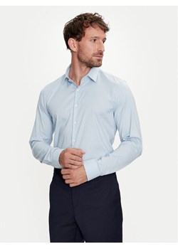 Calvin Klein Koszula K10K113182 Niebieski Slim Fit ze sklepu MODIVO w kategorii Koszule męskie - zdjęcie 182595082
