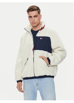Tommy Jeans Kurtka przejściowa Teddy DM0DM18906 Écru Relaxed Fit ze sklepu MODIVO w kategorii Kurtki męskie - zdjęcie 182595124