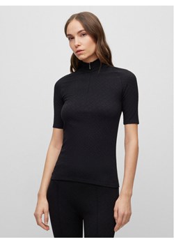 Boss Bluzka Etabia 50494164 Czarny Extra Slim Fit ze sklepu MODIVO w kategorii Bluzki damskie - zdjęcie 182595201