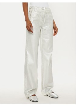 MAX&Co. Jeansy Basilio 2516131021200 Srebrny Wide Leg ze sklepu MODIVO w kategorii Jeansy damskie - zdjęcie 182595211