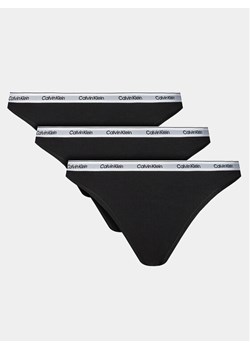 Calvin Klein Underwear Komplet 3 par fig klasycznych 000QD5207E Czarny ze sklepu MODIVO w kategorii Majtki damskie - zdjęcie 182595342