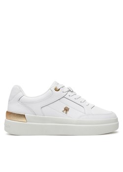 Tommy Hilfiger Sneakersy FW0FW08126 Biały ze sklepu MODIVO w kategorii Buty sportowe damskie - zdjęcie 182595351