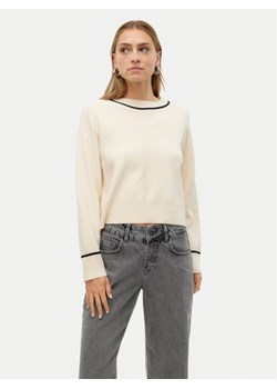 Vero Moda Sweter Saba 10318077 Écru Regular Fit ze sklepu MODIVO w kategorii Swetry damskie - zdjęcie 182595354