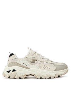 Skechers Sneakersy D'Lites Hiker 180128/NTMT Beżowy ze sklepu MODIVO w kategorii Buty sportowe damskie - zdjęcie 182595411