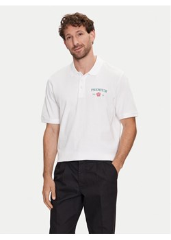 Jack&Jones Polo Jprblaalfie 12259678 Biały Regular Fit ze sklepu MODIVO w kategorii T-shirty męskie - zdjęcie 182595551