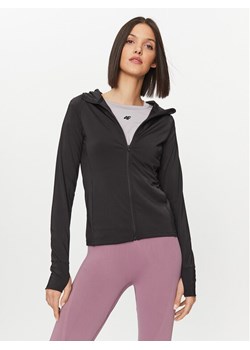 4F Bluza 4FAW23TFSWF208 Czarny Regular Fit ze sklepu MODIVO w kategorii Bluzy damskie - zdjęcie 182595850