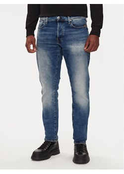 G-Star Raw Jeansy 3301 51003 C052 Niebieski Tapered Fit ze sklepu MODIVO w kategorii Jeansy męskie - zdjęcie 182595881
