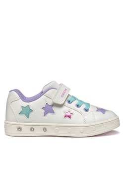 Geox Sneakersy J Skylin J558WB 0BCKC C0653 D Biały ze sklepu MODIVO w kategorii Buty sportowe dziecięce - zdjęcie 182595953