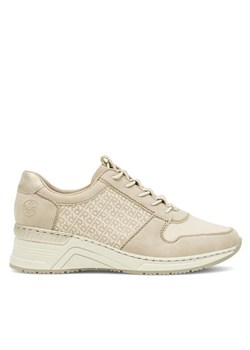 Rieker Sneakersy N4368-62 Beżowy ze sklepu MODIVO w kategorii Buty sportowe damskie - zdjęcie 182596032
