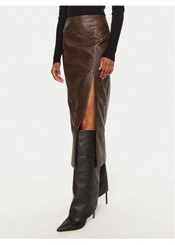 BARDOT Spódnica z imitacji skóry Dante 58855SB1 Brązowy Regular Fit ze sklepu MODIVO w kategorii Spódnice - zdjęcie 182596042