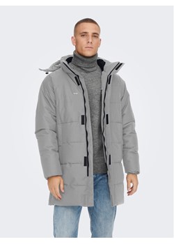 Only & Sons Kurtka zimowa 22020156 Szary Regular Fit ze sklepu MODIVO w kategorii Kurtki męskie - zdjęcie 182596080