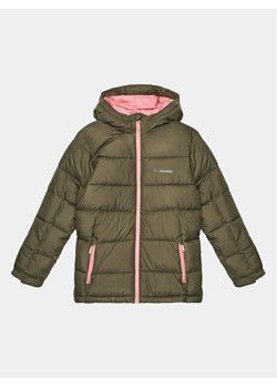 Columbia Kurtka zimowa Pike Lake™ II Hooded Jacket Zielony Regular Fit ze sklepu MODIVO w kategorii Kurtki dziewczęce - zdjęcie 182596100