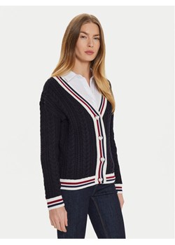 Motivi Kardigan M4266000721N Granatowy Regular Fit ze sklepu MODIVO w kategorii Swetry damskie - zdjęcie 182596102
