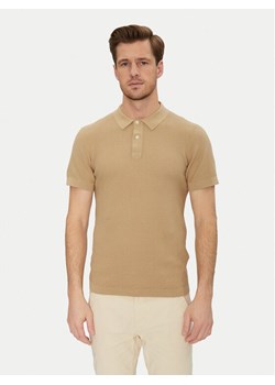 Blend Polo 20718361 Beżowy Regular Fit ze sklepu MODIVO w kategorii T-shirty męskie - zdjęcie 182596261