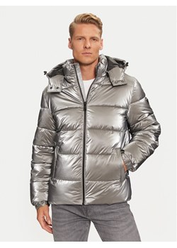 Guess Kurtka zimowa M4BL46 WGJT0 Srebrny Regular Fit ze sklepu MODIVO w kategorii Kurtki męskie - zdjęcie 182596271