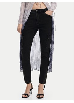 Desigual Jeansy Danubio 24WWPW07 Czarny Slim Fit ze sklepu MODIVO w kategorii Jeansy damskie - zdjęcie 182596353