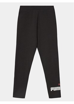 Puma Legginsy Ess Logo 671133 Czarny Tight Fit ze sklepu MODIVO w kategorii Spodnie dziewczęce - zdjęcie 182596430