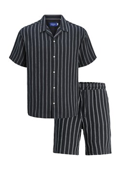 Jack&Jones Komplet koszula i szorty materiałowe Easter 12281255 Granatowy Relaxed Fit ze sklepu MODIVO w kategorii Koszule męskie - zdjęcie 182596431