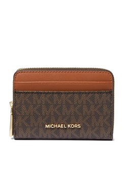 MICHAEL Michael Kors Duży Portfel Damski 32T4GJ6Z5B Brązowy ze sklepu MODIVO w kategorii Portfele damskie - zdjęcie 182596440