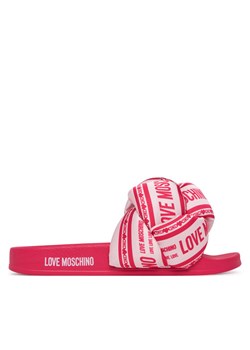 LOVE MOSCHINO Klapki JA28312G0MIW360A Różowy ze sklepu MODIVO w kategorii Klapki damskie - zdjęcie 182596482