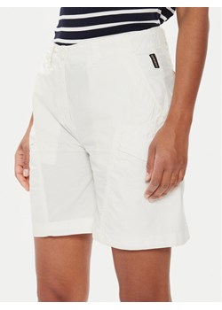 Napapijri Szorty materiałowe Narin NP0A4H8H Écru Loose Fit ze sklepu MODIVO w kategorii Szorty - zdjęcie 182596580