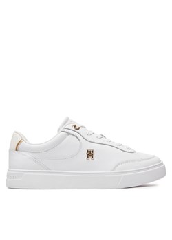 Tommy Hilfiger Sneakersy Essential Chic Court Sneaker FW0FW08322 Biały ze sklepu MODIVO w kategorii Buty sportowe damskie - zdjęcie 182596594