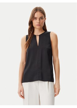 Calvin Klein Top K20K208190 Czarny Regular Fit ze sklepu MODIVO w kategorii Bluzki damskie - zdjęcie 182596640