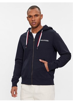 Tommy Hilfiger Bluza Global Stripe MW0MW33658 Granatowy Regular Fit ze sklepu MODIVO w kategorii Bluzy męskie - zdjęcie 182596671